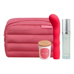 Cofanetto sensoriale Duvet Days - Vibratore, gel lubrificante e candela, SMILE MAKERS