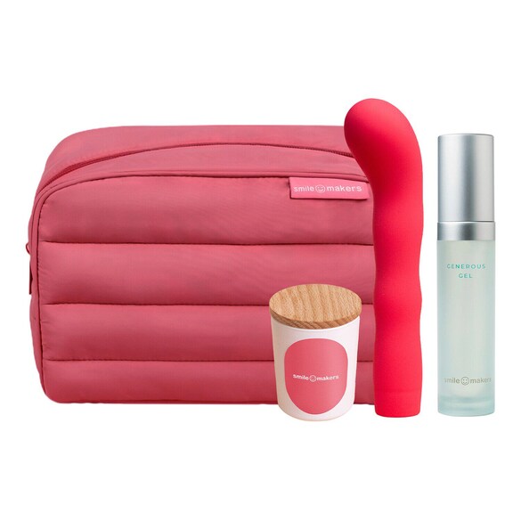 Cofanetto sensoriale Duvet Days - Vibratore, gel lubrificante e candela, SMILE MAKERS