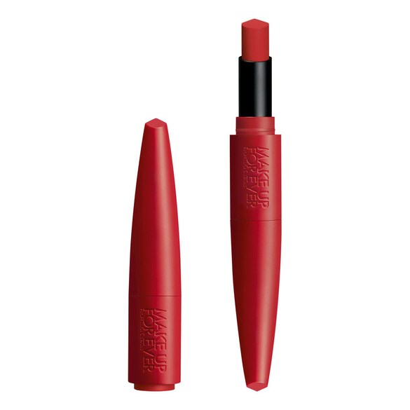Rouge Artist For Ever - Rossetto idratante satinato e mat a lunga tenuta, MAKE UP FOR EVER