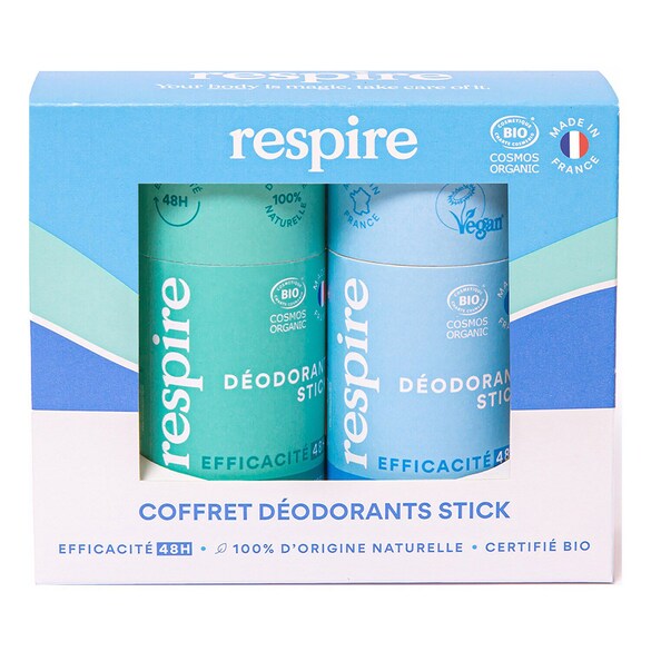 Cofanetto Dedoranti in stick Formato Viaggio, RESPIRE