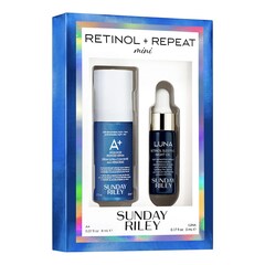 Retinol + Repeat Mini - Cofanetto di trattamenti viso, SUNDAY RILEY