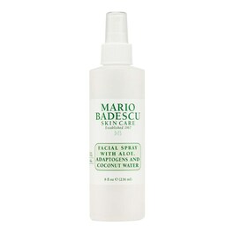 Spray per il viso con aloe vera, adattogeni e acqua di cocco