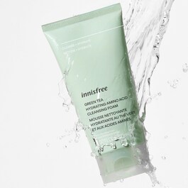 Mousse idratante detergente al tè verde e agli amminoacidi - Detergente viso