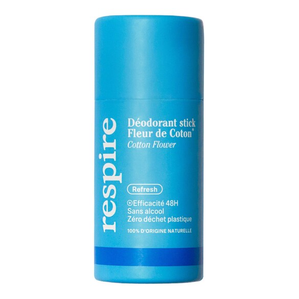 Deodorante stick - Fiore di Cotone Formato Viaggio, RESPIRE