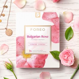 Bulgarian Rose-Maschera in tessuto idratante all'acqua di rose per pelli secche