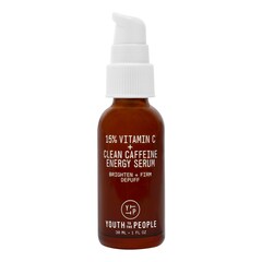 15% Vitamin C+ Clean - Siero Energizzante alla Caffeina, YOUTH TO THE PEOPLE