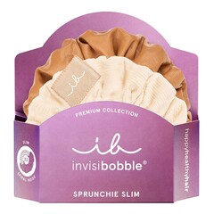 Sprunchie Slim Premium - Crème de caramel, elastici per capelli, INVISIBOBBLE