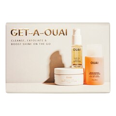 GET-A-OUAI - Set detergente, esfoliante e lucidante per capelli, OUAI