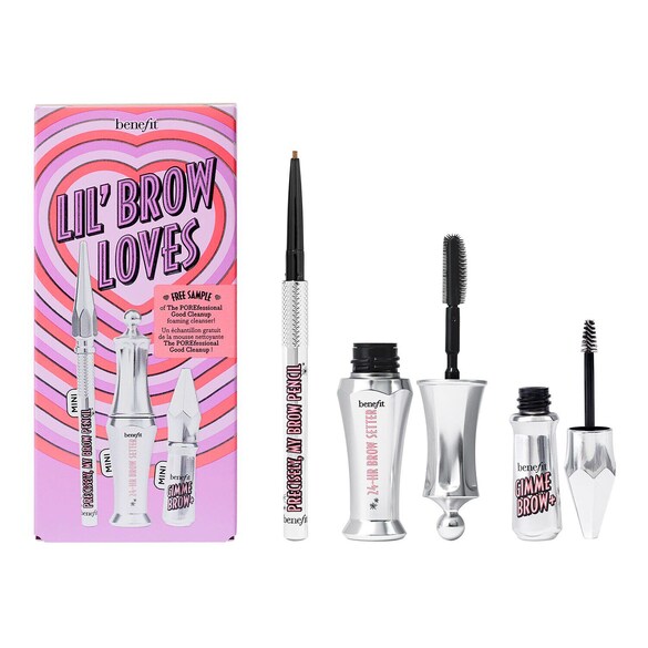 Lil' Brow Loves - Kit Sopracciglia Mini Precisely, Gimme Brow+, Brow Setter, BENEFIT COSMETICS