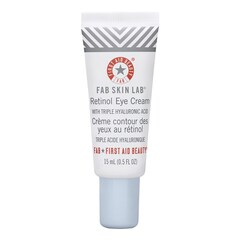 FAB Skin Lab Retinol & Hyaluronic Acid Eye Cream - Crema al retinolo, FIRST AID BEAUTY