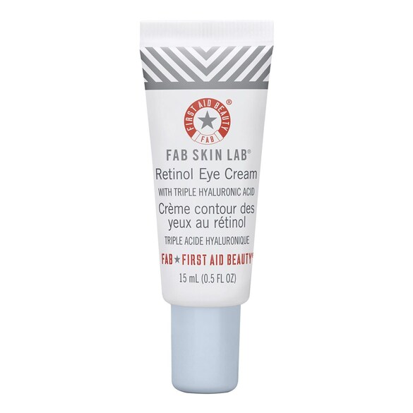 FAB Skin Lab Retinol & Hyaluronic Acid Eye Cream - Crema al retinolo, FIRST AID BEAUTY