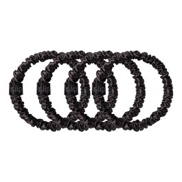 scrunchies in pura seta skinny - 4 scrunchies