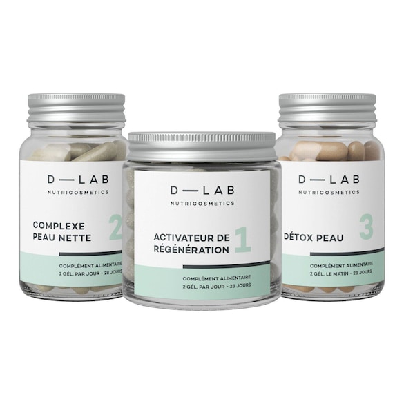 Programma pelle perfetta 1 mese - Integratori per la pelle, D-LAB NUTRICOSMETICS