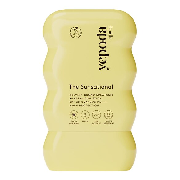 The Sunsational – Stick solare minerale ad ampio spettro UVA/UVB SPF 30 PA+++, YEPODA