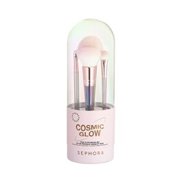Kit di pennelli viso e occhi Cosmic Glow - kit di pennelli viso e occhi