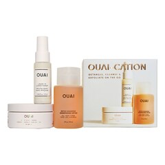 OUAI-cation - Kit da viaggio districante, detergente ed esfoliante, OUAI