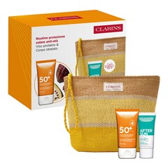 Routine protezione solare anti-età - Cofanetto solare viso & corpo, CLARINS