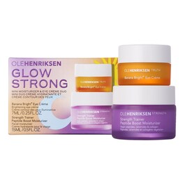 Glow Strong Set - Duo di crema idratante e contorno occhi