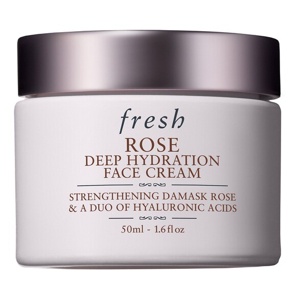 Rose Face Cream - Crema idratante viso all'acido ialuronico, FRESH