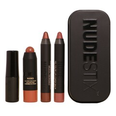 Sunkissed Nudes Mini - Cofanetto Makeup Viso Formato Viaggio, NUDESTIX