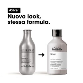Silver Shampoo per capelli grigi e bianchi, neutralizza i riflessi gialli
