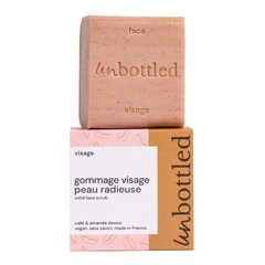 Scrub viso pelle radiosa - Scrub per il viso solido Formato Viaggio, UNBOTTLED