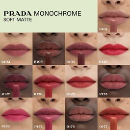 Prada Monochrome Refill - Rossetto Soft Matte Ultraleggero a Lunga Tenuta