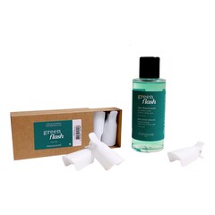 Kit pinzette e solvente Green Flash - Kit per la rimozione dello smalto, MANUCURIST