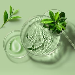 Green Tea - Maschera viso in tessuto purificante pelli miste attivabile da UFO