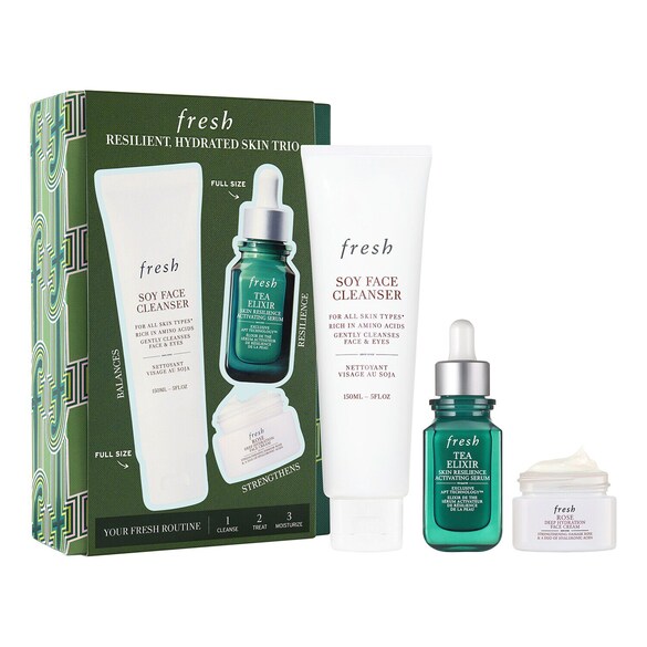 Hydration Boost Skincare Set - Set per la cura della pelle Hydration Boost, FRESH