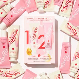 Balsamo e scrub rituale per labbra alla fragola - balsamo labbra e scrub