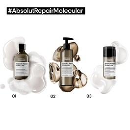 Absolut Repair Molecular - Shampoo per capelli danneggiati o molto danneggiati