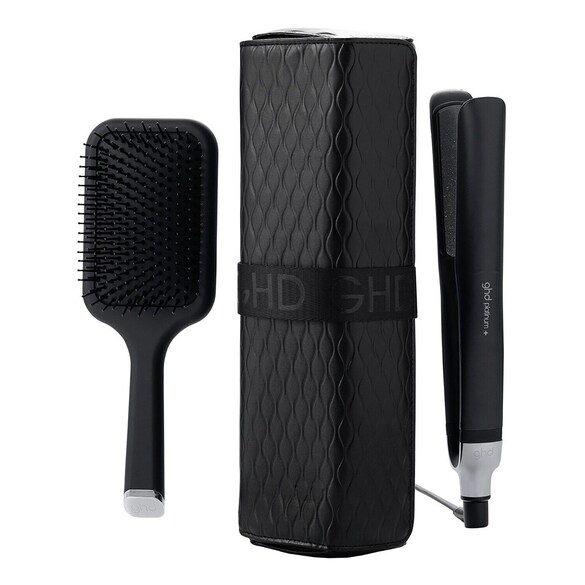 ghd platinum+ Gift Set - piastra per capelli professionale + paddle brush, GHD
