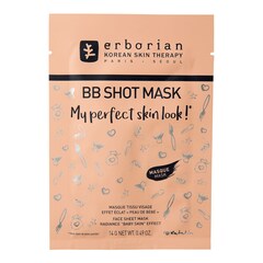 BB Shot Mask - Maschera in tessuto effetto "pelle da bambino", ERBORIAN