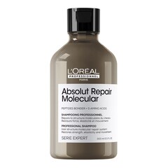 Absolut Repair Molecular - Shampoo per capelli danneggiati o molto danneggiati, L'Oréal Professionnel
