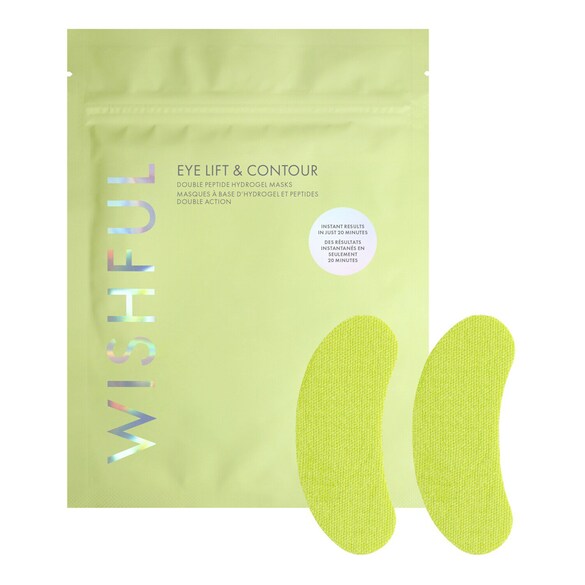 Eye Lift & Contour Double Peptide Hydrogel - Maschera viso, WISHFUL