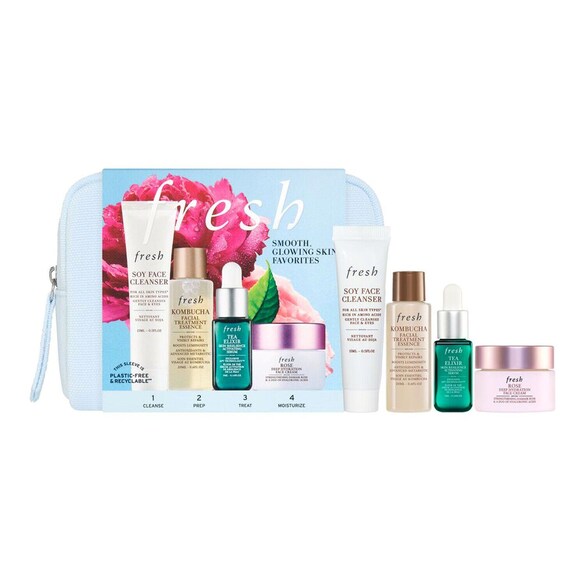 Smooth, Glowing Skin Favorites On-the-Go Set -Set per una pelle liscia, FRESH
