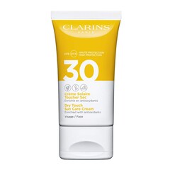 Crema Solare Viso Finish asciutto UVA/UVB 30 - Protezione Solare, CLARINS