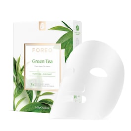 Green Tea - Maschera viso in tessuto purificante pelli miste attivabile da UFO