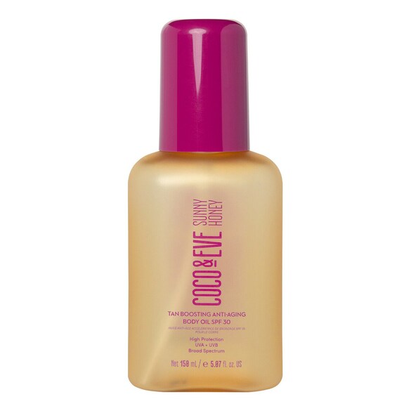 Olio corpo abbronzante anti-età SPF 30 - Crema solare per il corpo, COCO & EVE