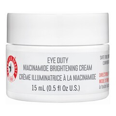 Eye Duty Niacinamide Brightening Cream - Crema illuminante, FIRST AID BEAUTY