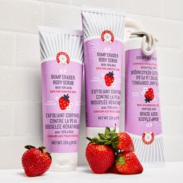 KP Body Scrub Strawberry - Scrub corpo morbidezza istantanea AHA alla fragola