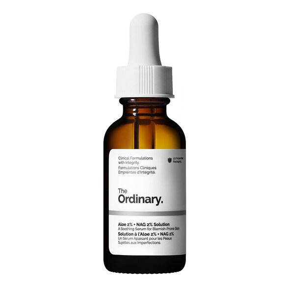 Aloe 2% + NAG 2% Solution - Siero lenitivo anti-imperfezioni, THE ORDINARY