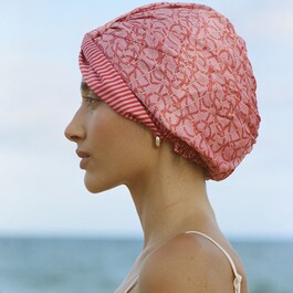 turbante in pura seta - taglia unica