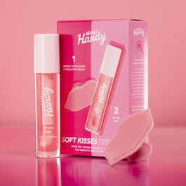 Kit Soft Kisses Heroes - Olio per labbra e spazzola esfoliante