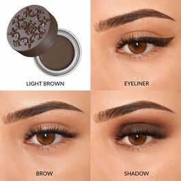 Super Pomade Vegan Eyeliner, Shadow & Brow Pigment - Gel per sopracciglia