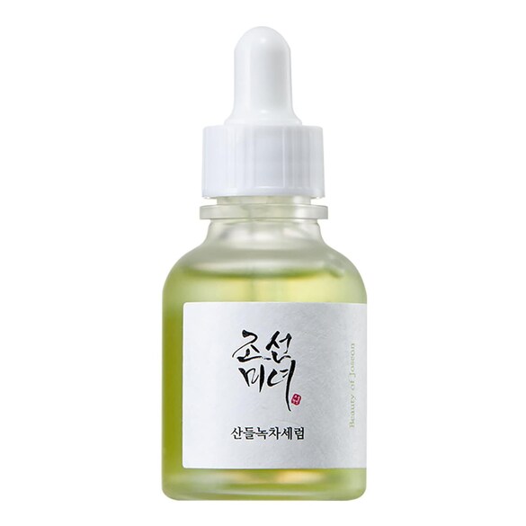 Calming Serum: Green Tea + Panthenol- Lenitivo e idratante potenziato, BEAUTY OF JOSEON