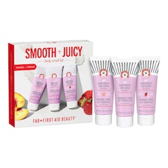 Smooth + Juicy Scrub Kit - Kit di scrub corpo contro la cheratosi pilare, FIRST AID BEAUTY