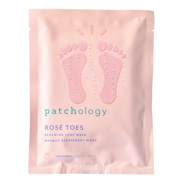 Rosé Toes - Maschera riparatrice piedi Formato Viaggio, PATCHOLOGY