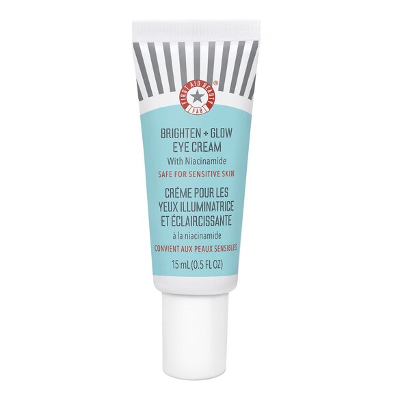 Brigthen + Glow - Crema illuminante alla niacinamide per il contorno occhi, FIRST AID BEAUTY